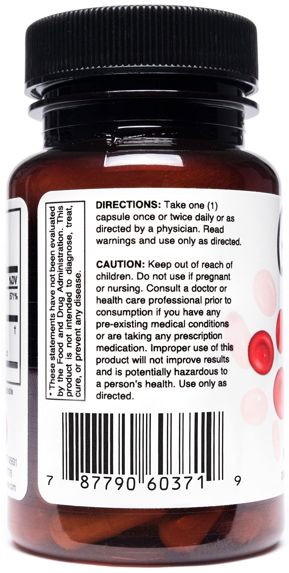 Glucoven capsules inside the bottle ready for daily vegan supplementation.