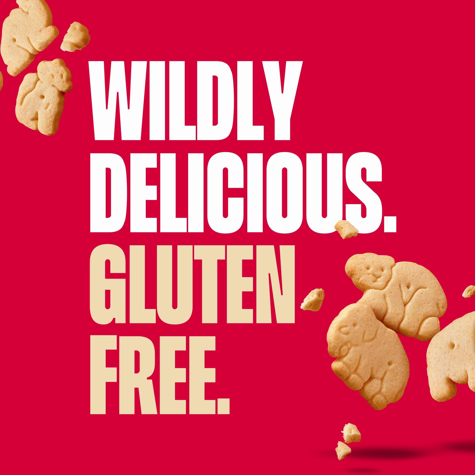 Glutino animal crackers lunchbox snack ready for on the go