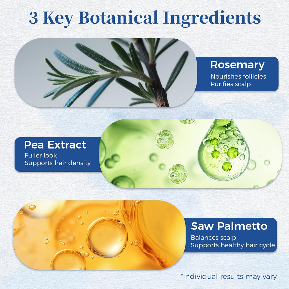 Gluvelessia scalp-purifying blend with ginger, tea tree, and camellia for balanced scalp.
