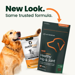 Closeup of GlycoFlex Plus soft chews texture for dogs joints and mobility