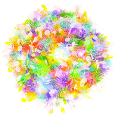 GlyinnHe metallic tinsel garland is thick, durable, and reusable for many occasions.