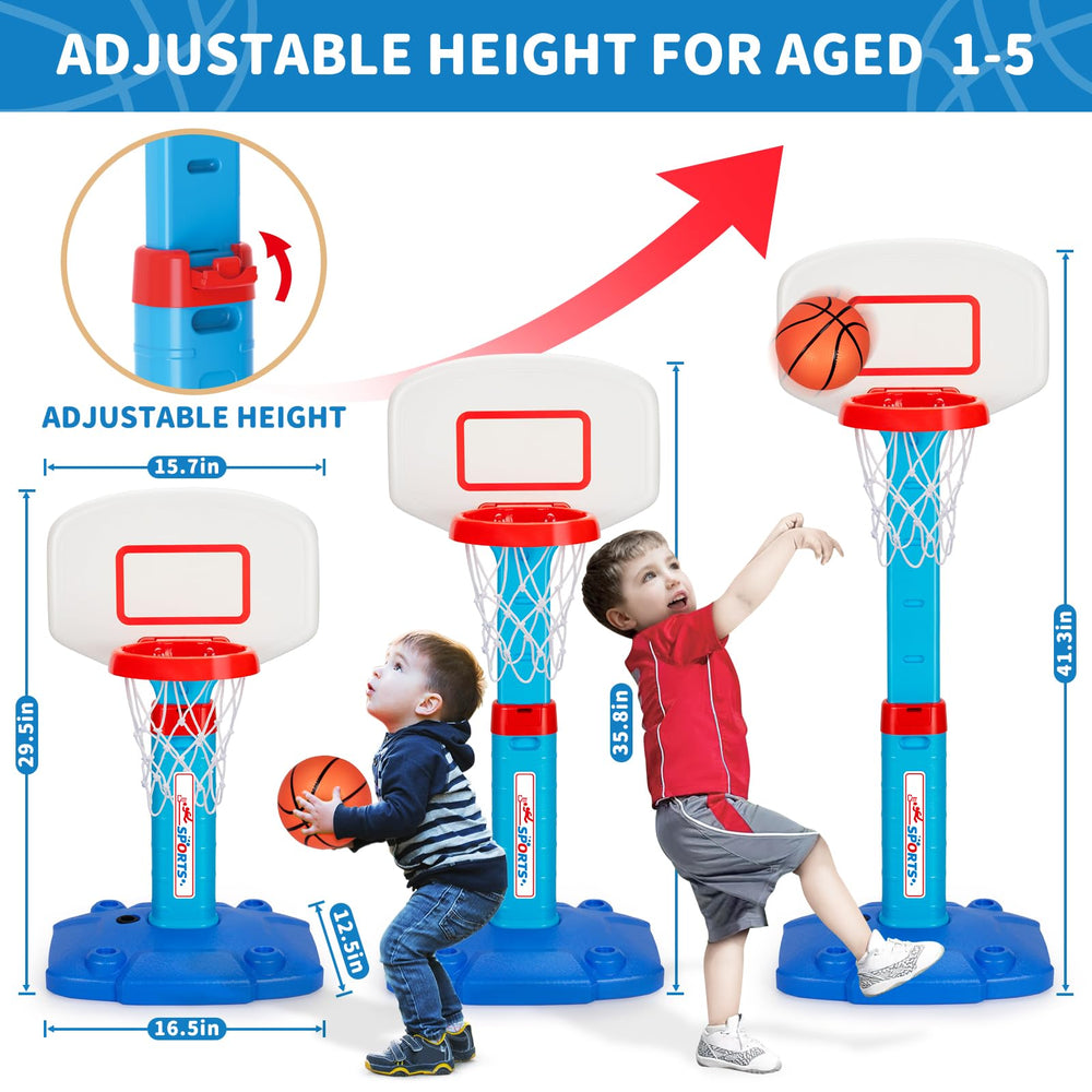 GMAOPHY easy-assembly hoop with included tools and balls for quick setup.