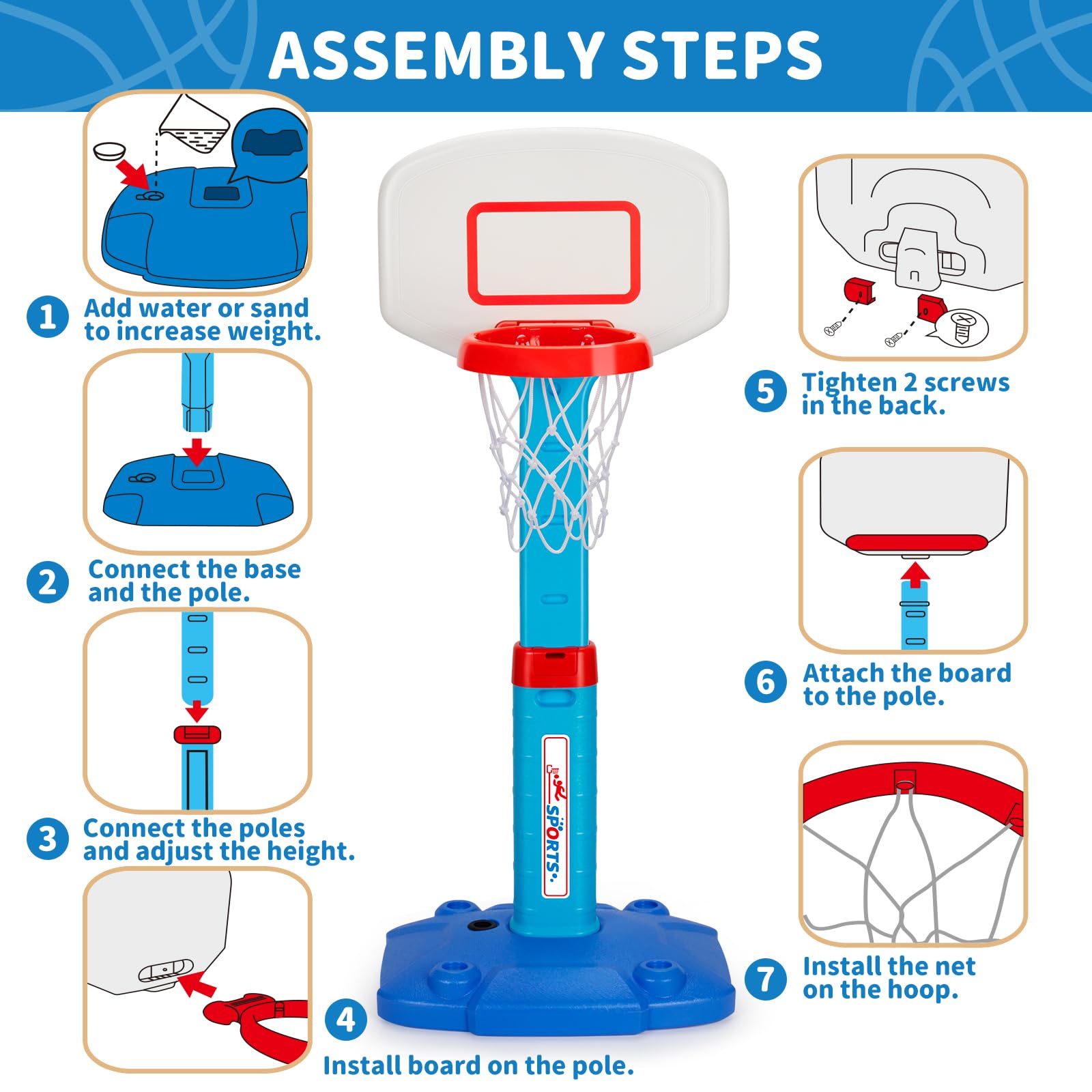 GMAOPHY poolside setup invites sunny, splashy practice sessions.