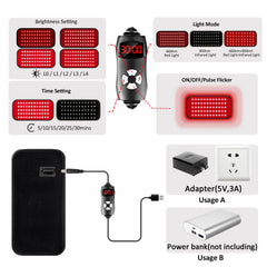 GMOWNW device powered via USB for easy home sessions.