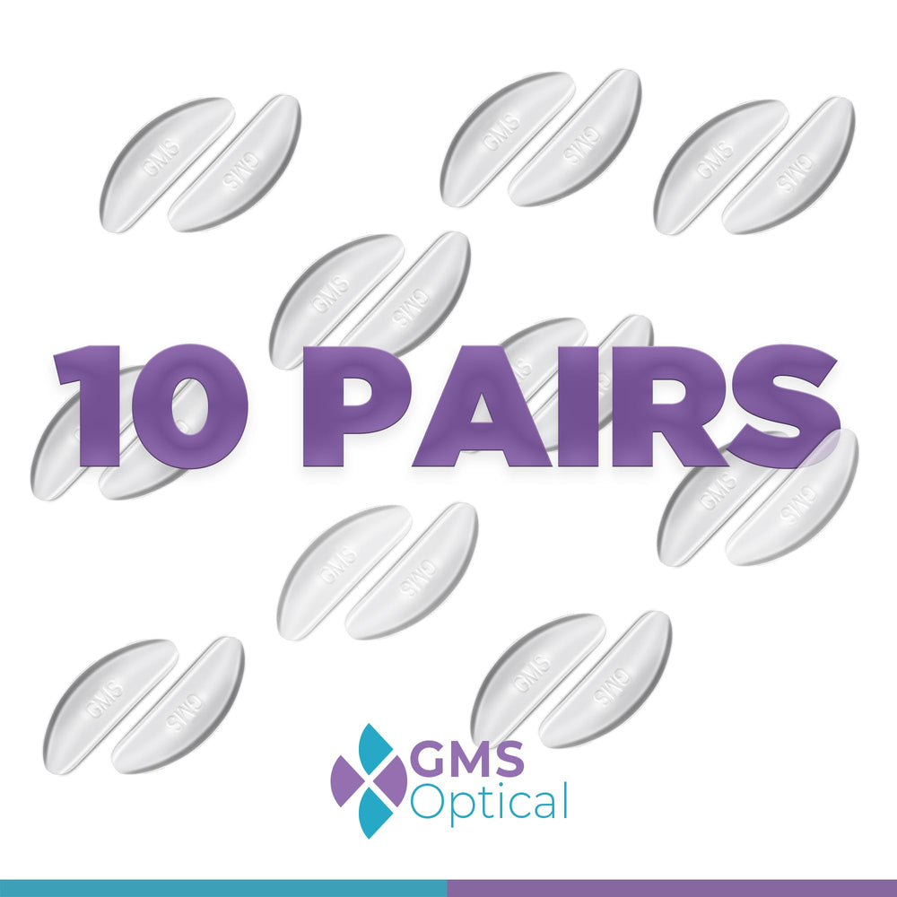 GMS Optical secure-fit nose pads for all-day wear