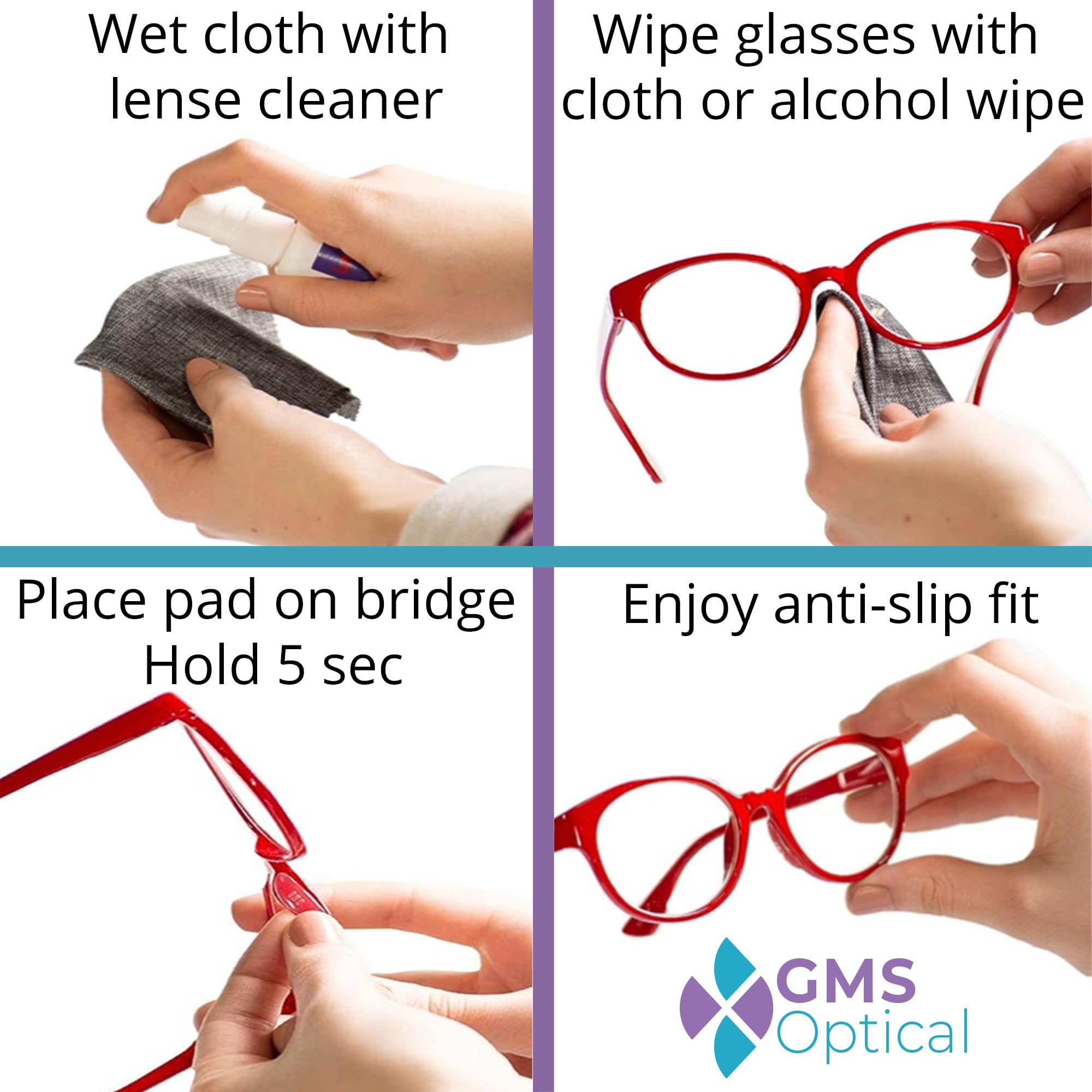GMS Optical soft silicone material for lightweight comfort