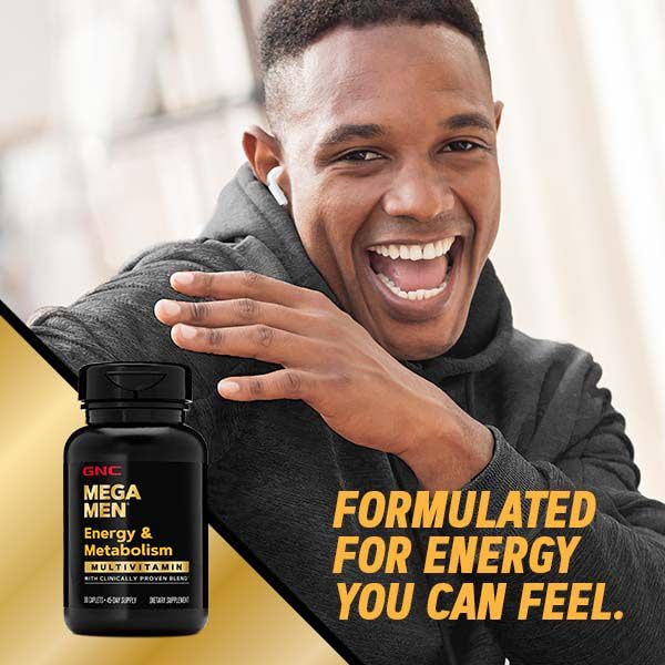 GNC Mega Men prostate health illustration as part of men’s wellness