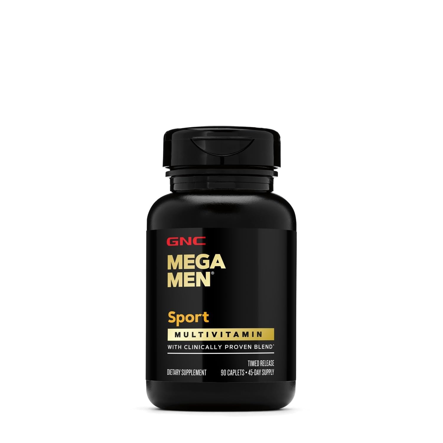 Packaging of GNC Mega Men Sport for active lifestyles.