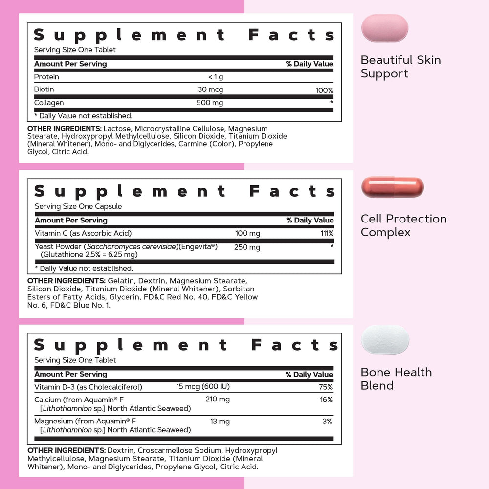 GNC Women's 30+ Vitapak daily pill organizer shows easy routines.