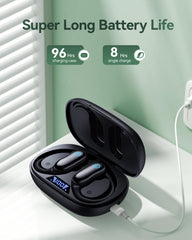 GNMN V7 IPX7 waterproof buds protect against sweat and rain during training.