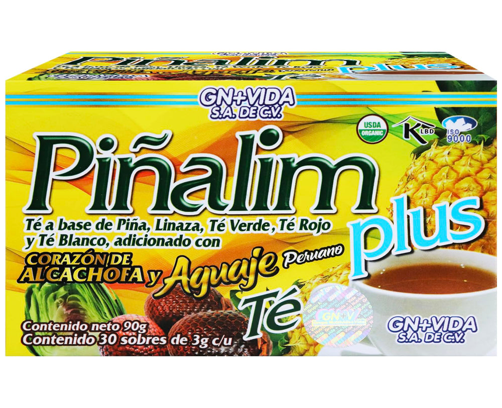GN+Vida Pinalim Plus blends flaxseed with tea leaves