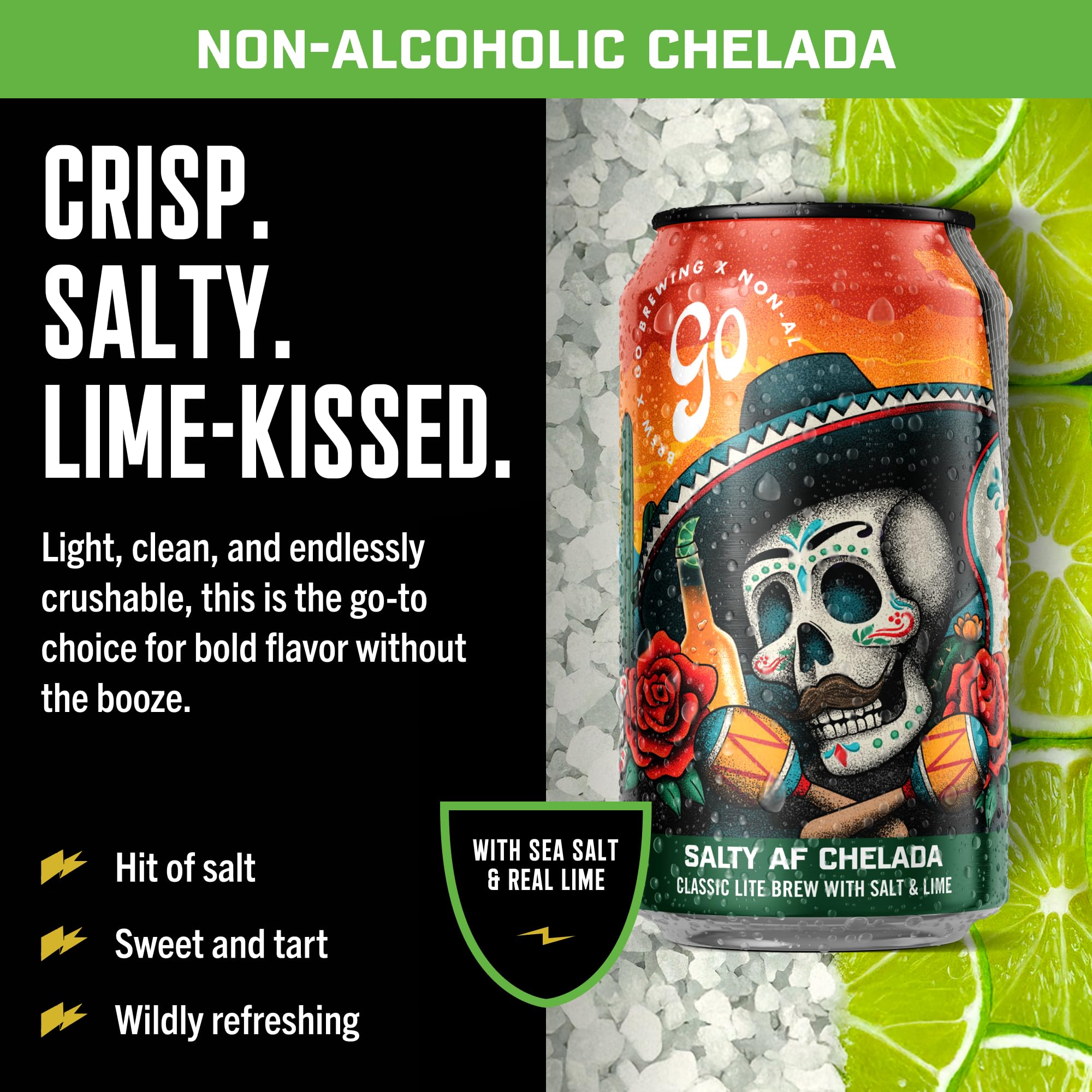 Go Brewing classic ingredients label hints at authentic flavor