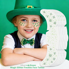 Go Ho waterproof sparkle face tattoo for all-day wear