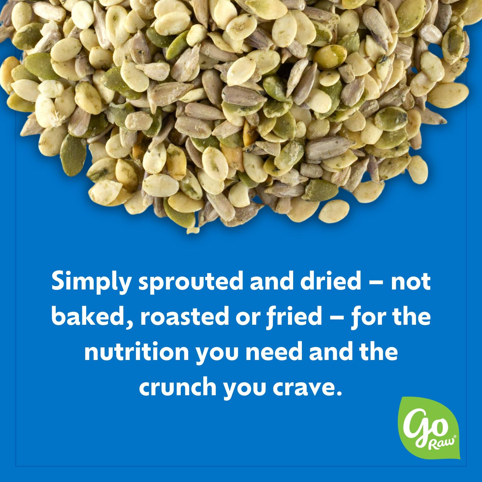 Go Raw sprouted seeds snack on the go, portable and satisfying.