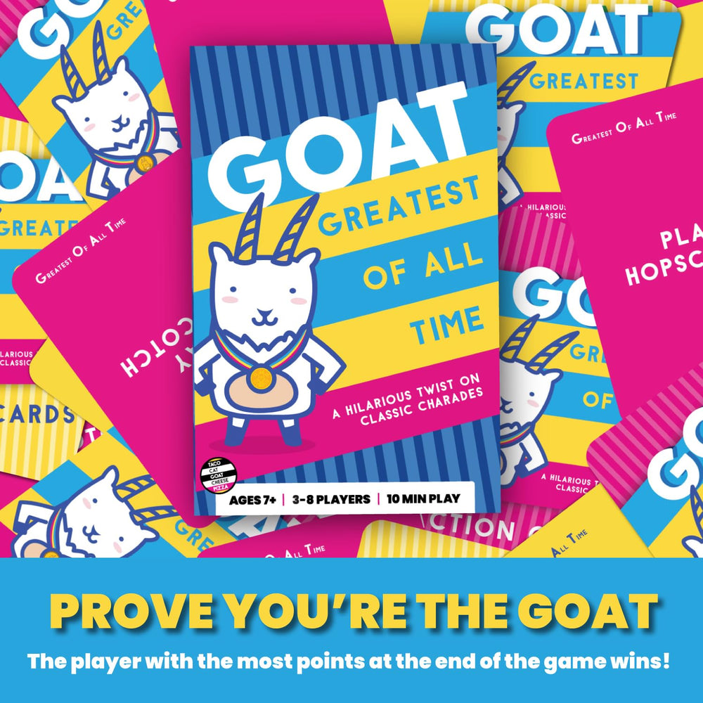 GOAT quick-to-learn: fast setup for busy game nights