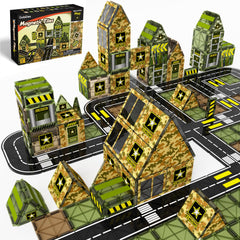 GobiDex military tiles in camo spark creative, screen-free play and spatial thinking.