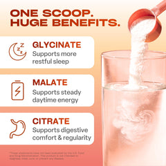 GoBiotix powder dissolving in water demonstrates quick mixability for a peach tea option.