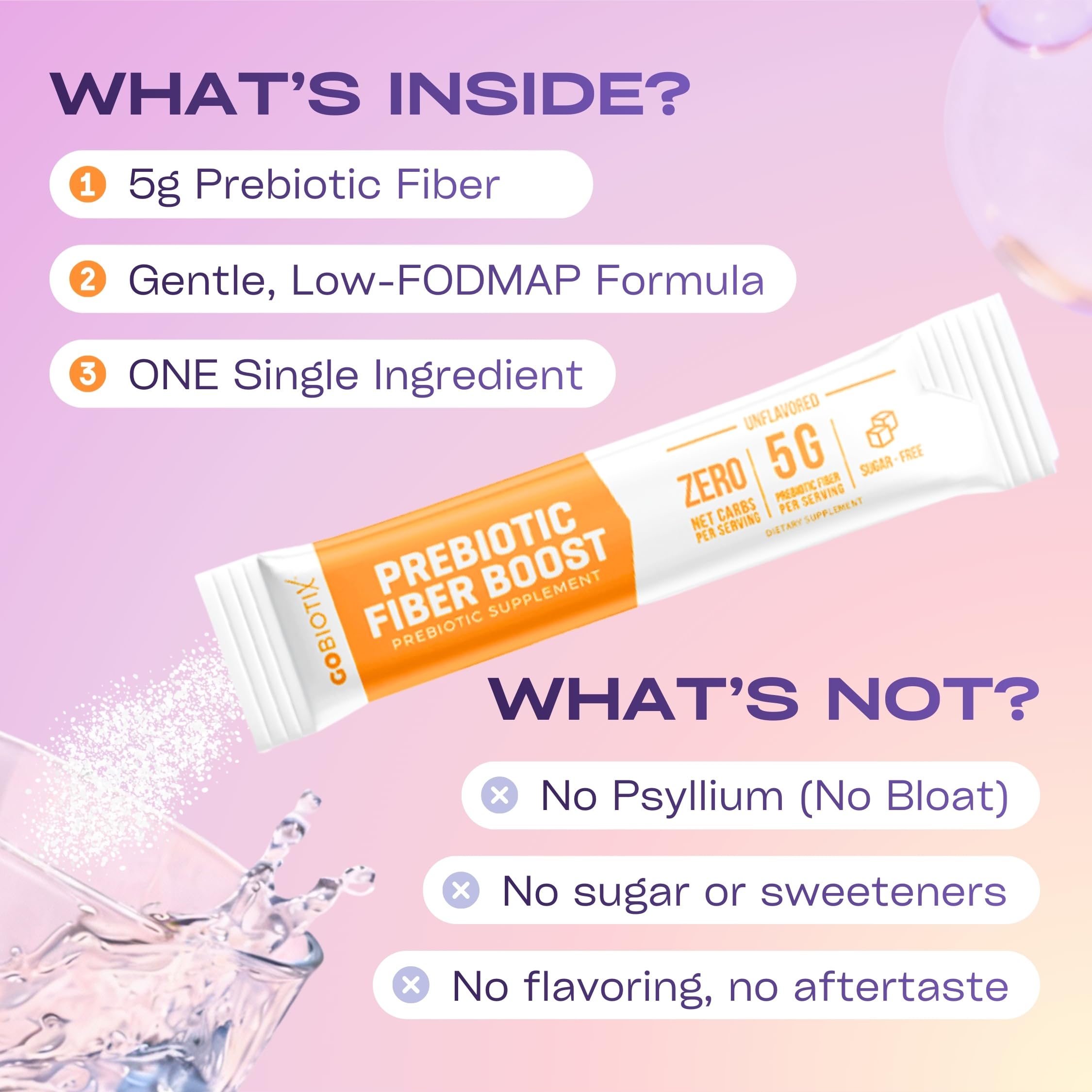 GoBiotix packaging close up showcases organic vegan and gluten free features