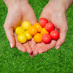 Goblies colorful goo inside with plant-based dyes for bright, washable color.