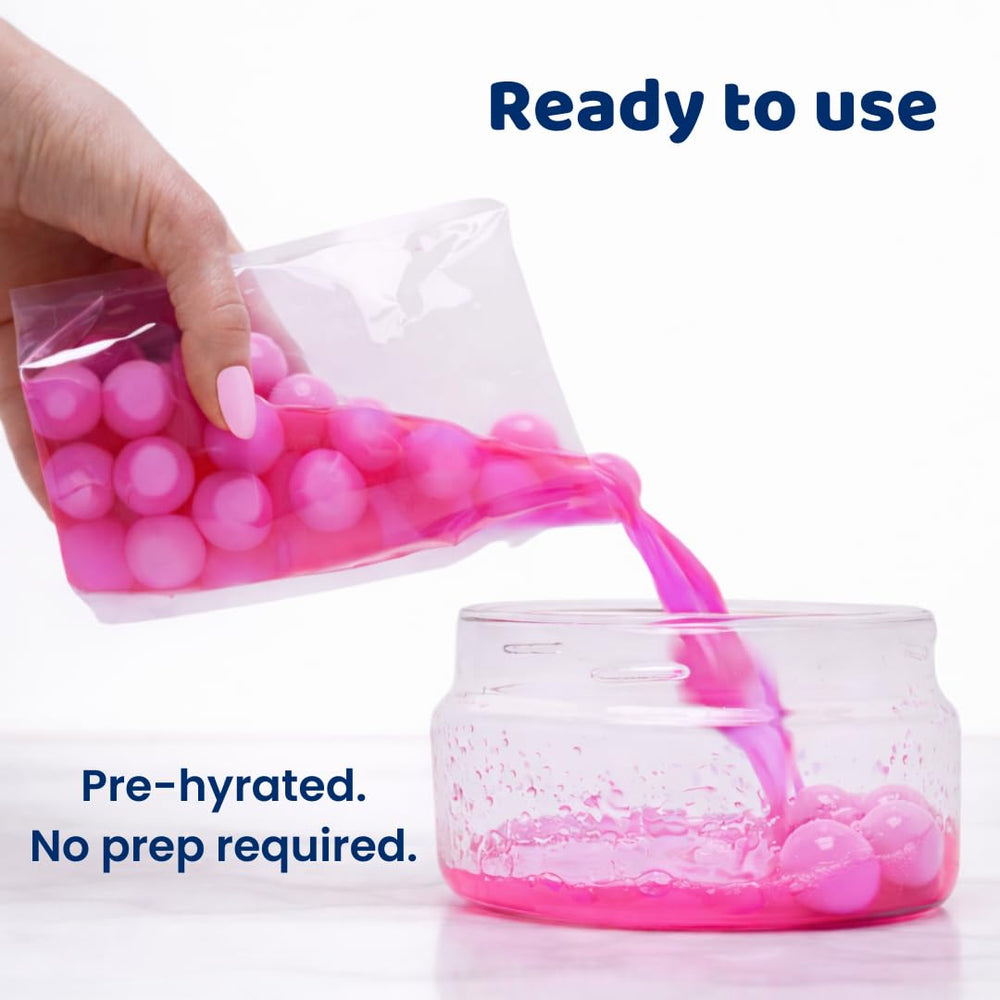 Goblies seaweed casing paintball protects surfaces and reduces litter
