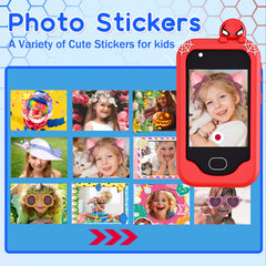 Gocina Kids Smart Phone cartoon frames offer imaginative photo options