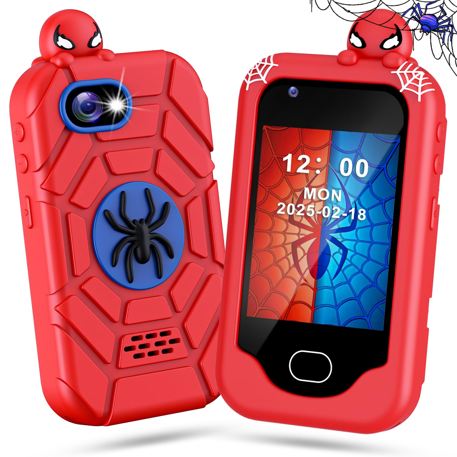 Gocina Kids Smart Phone front view shows easy-grip design for small hands