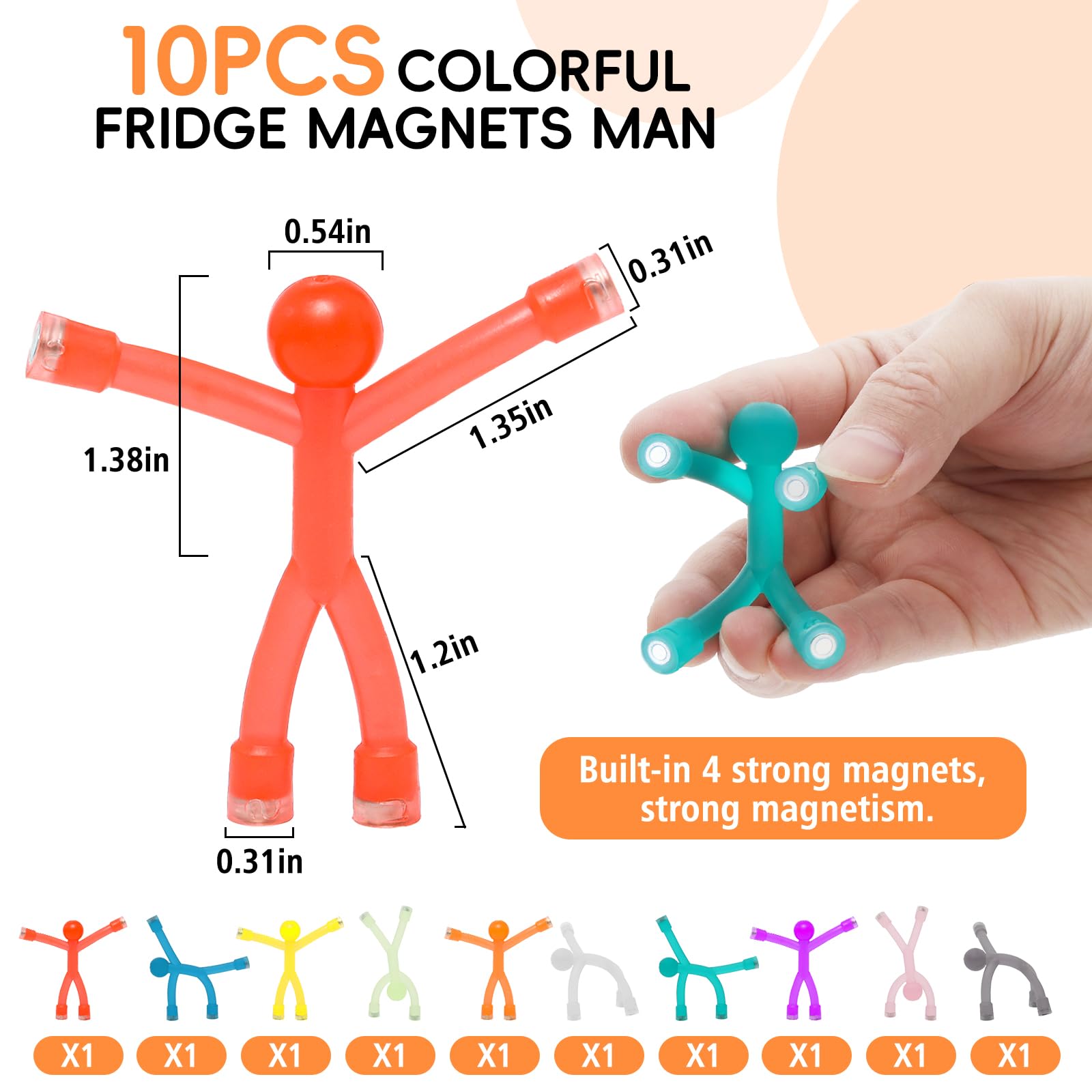 GoClimber magnets men demo pose for flexible play and DIY projects