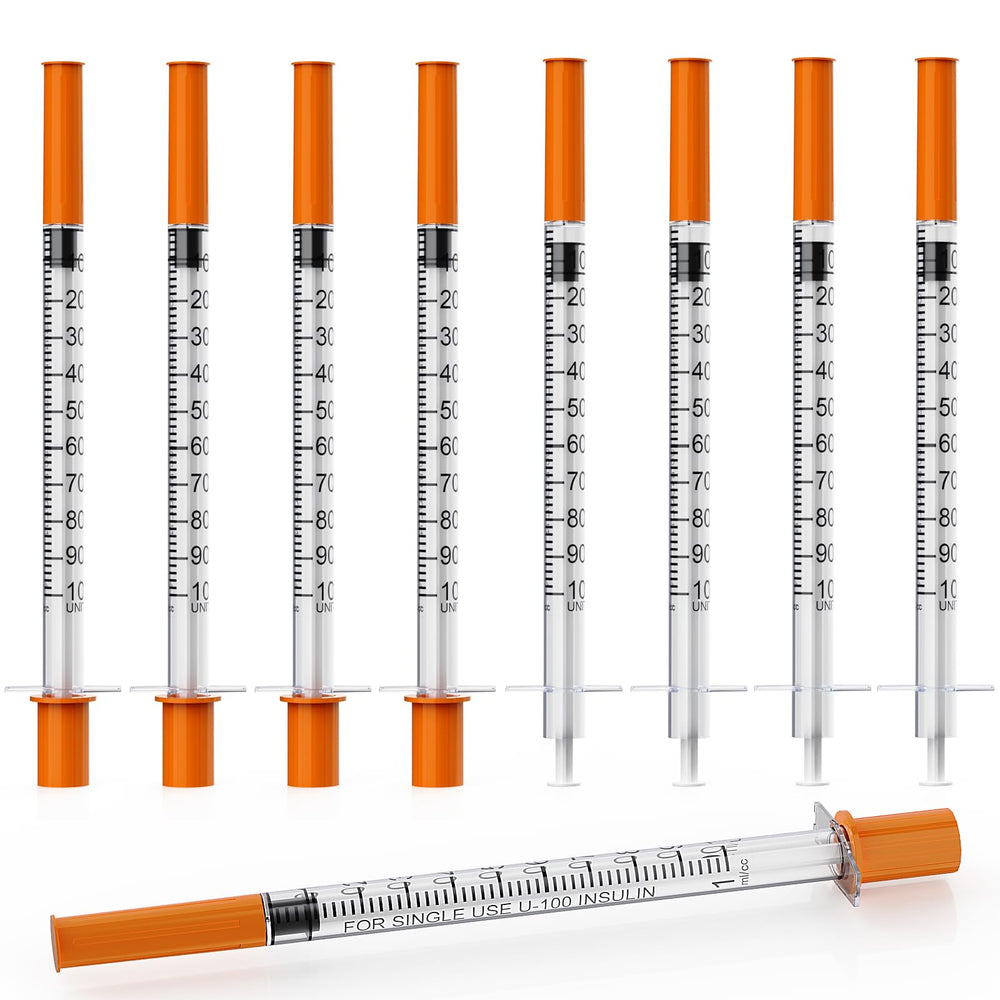 GODCREAT 1ml syringe with needle 30ga for precise lab transfers.