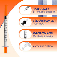 Godcreat leak-proof plunger enables smooth, one-handed operation.