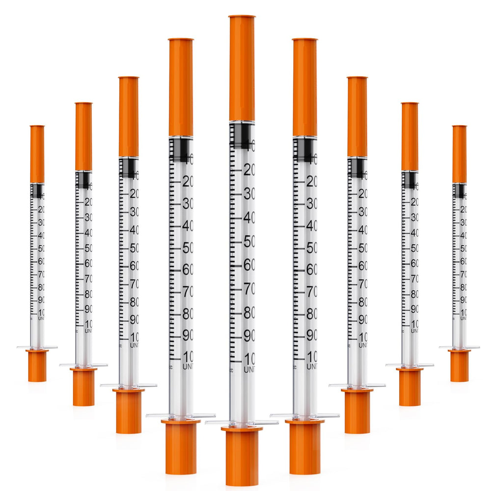 Godcreat U-100 syringe with 29G needle for precise dosing in a compact 1 mL format.