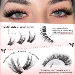 Goddvenus bottom lash clusters to extend the lower lash line