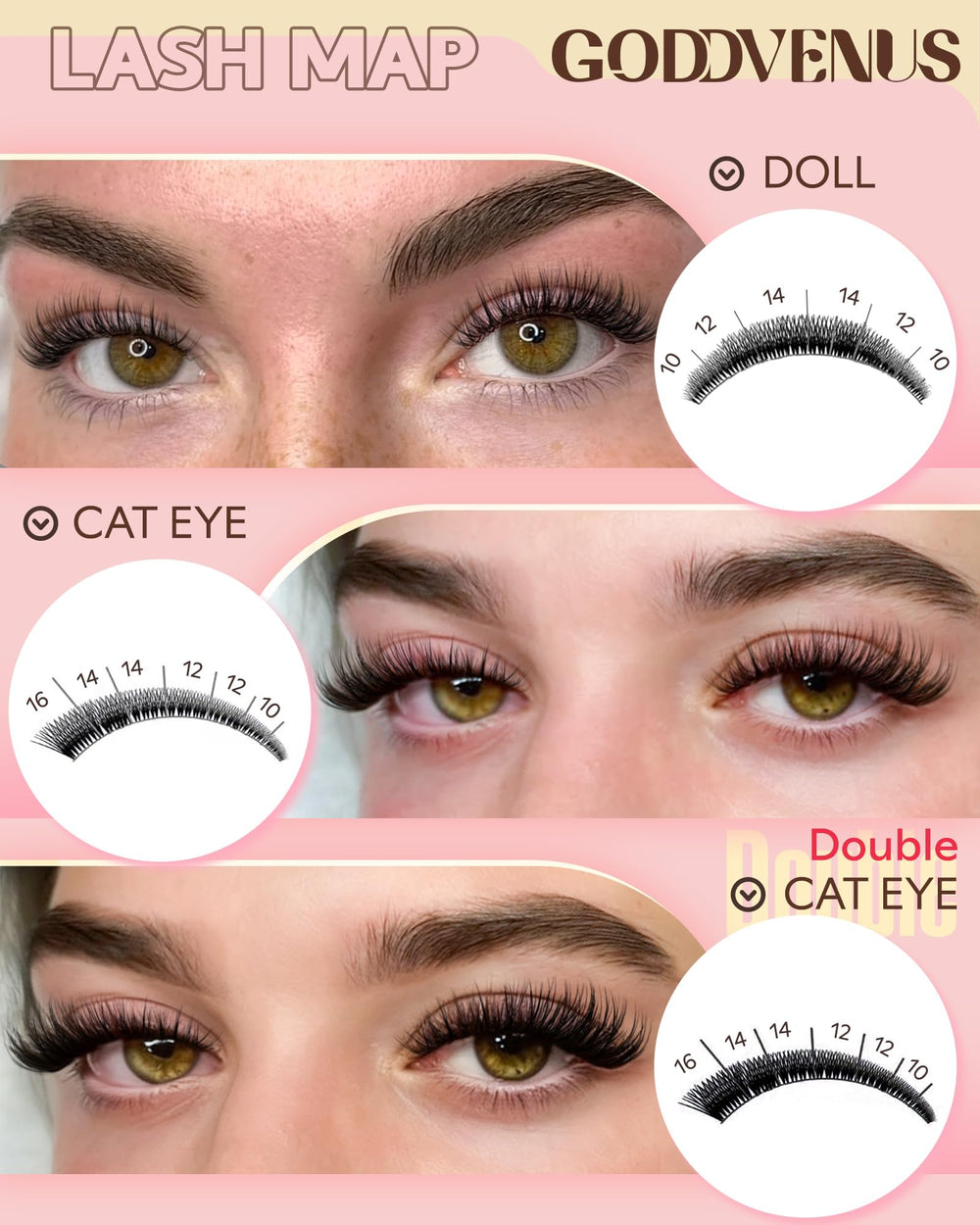 Goddvenus clean removal formula—no glue residue leaves lashes feeling cared-for.