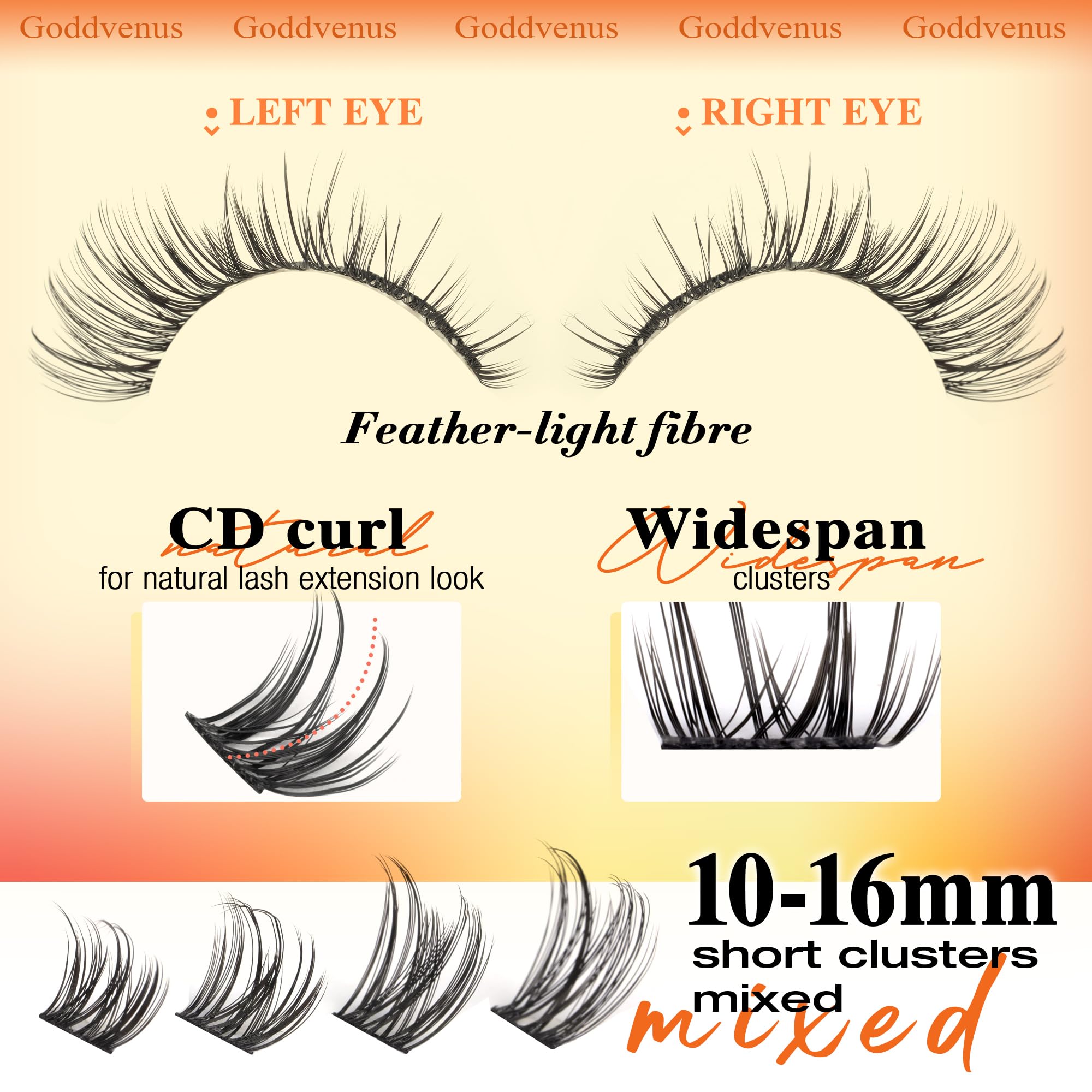 Goddvenus DIY lash extension setup for at-home salon-quality results.