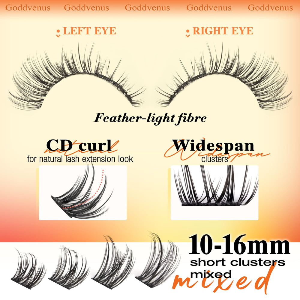 Goddvenus DIY lash extension setup for at-home salon-quality results.