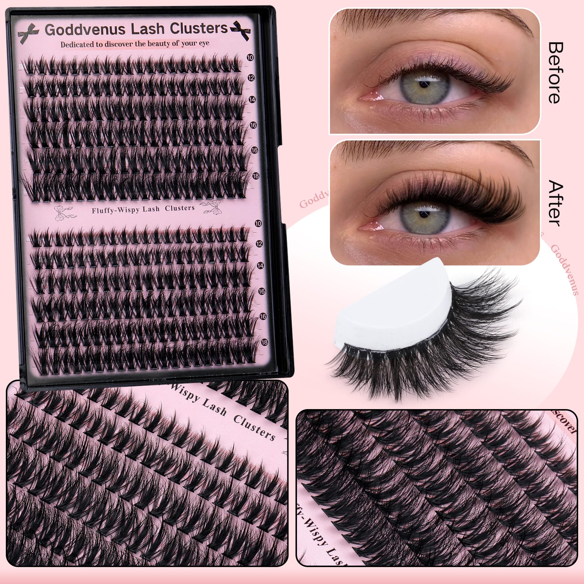 Goddvenus design patent US D1,035,158 S ensures a unique cluster pattern.