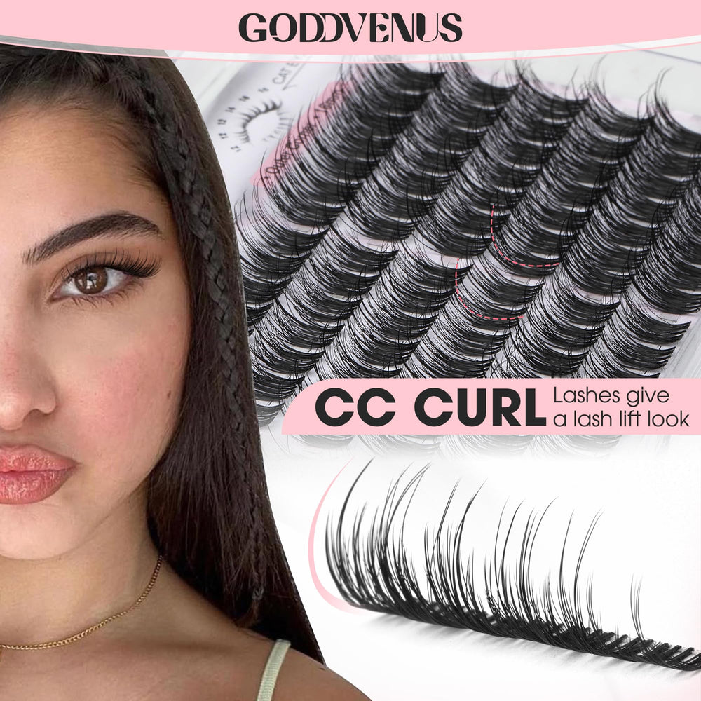 Goddvenus Lightweight lash clusters ideal for work or brunch