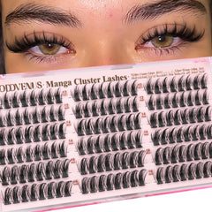 Goddvenus Manga Lash Clusters 12mm natural volume for daily wear