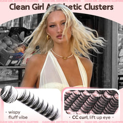 Goddvenus Manga Lash Clusters 14mm plush fullness for subtle drama