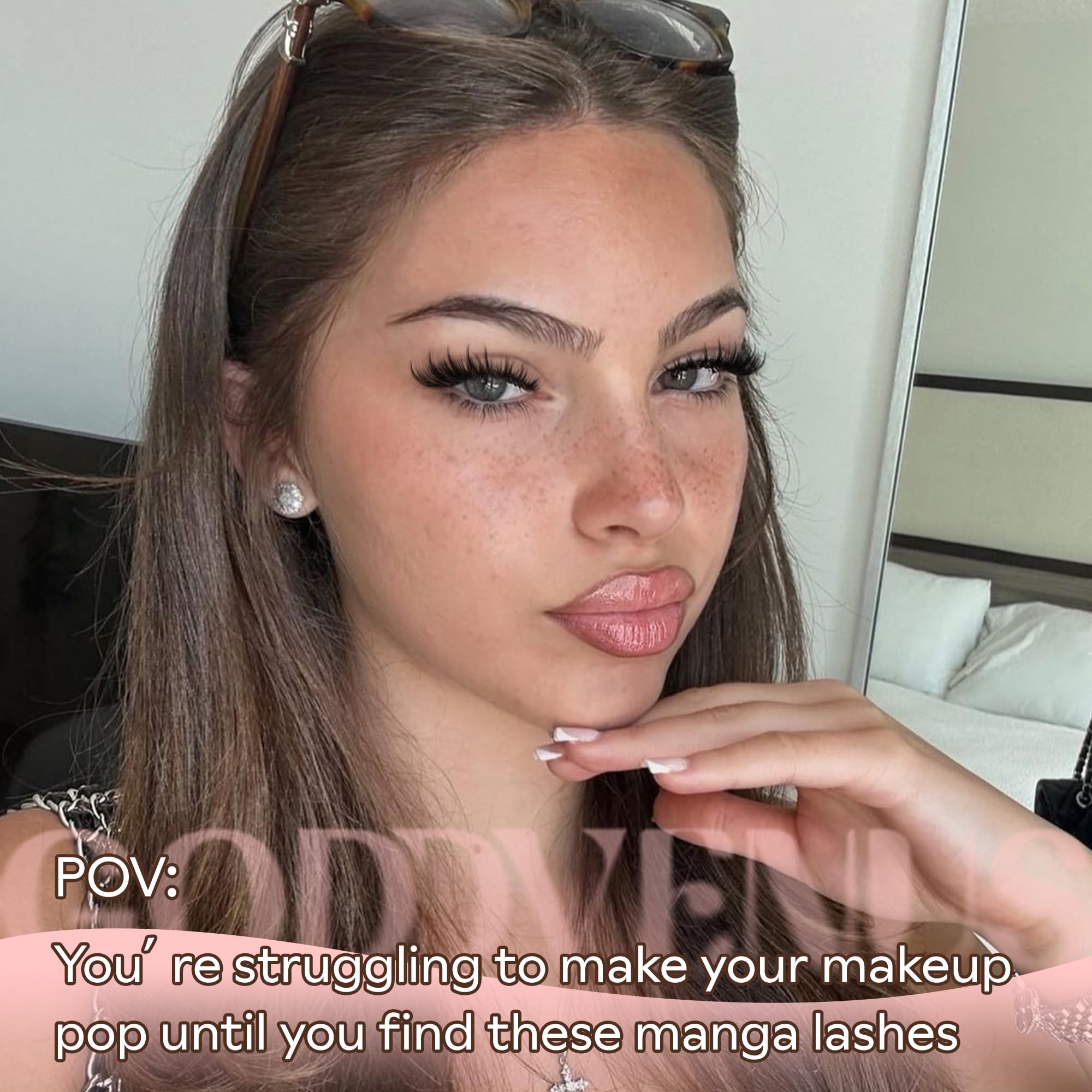 Goddvenus Ultra-lightweight lash clusters comfortable all day