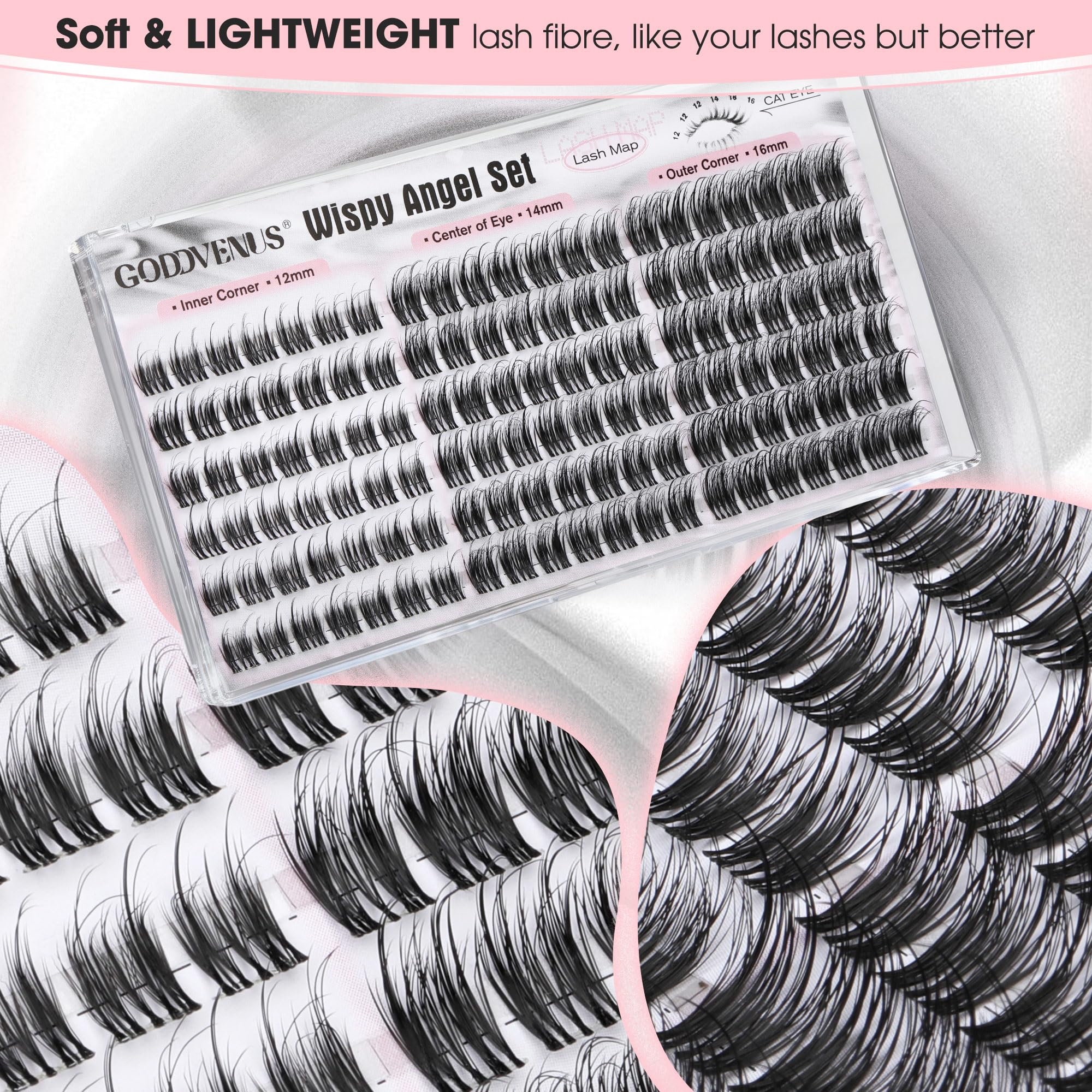 Goddvenus Ultra-soft fibers provide comfortable, feather-light wear