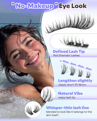 Goddvenus Wispy Lash Clusters natural-blend look for effortless everyday glamour.