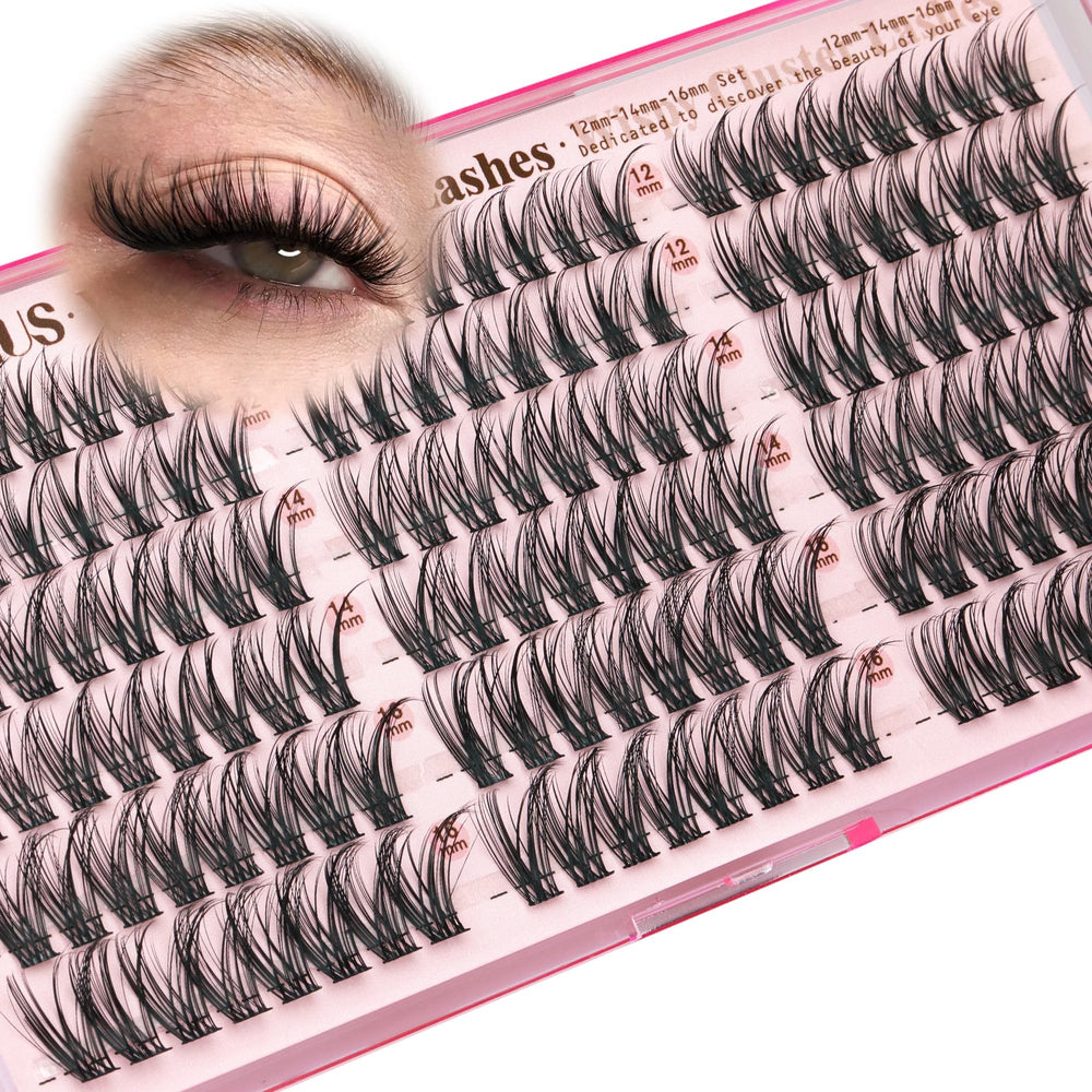 Goddvenus Wispy Lash Clusters seamless lash map fits most styles.