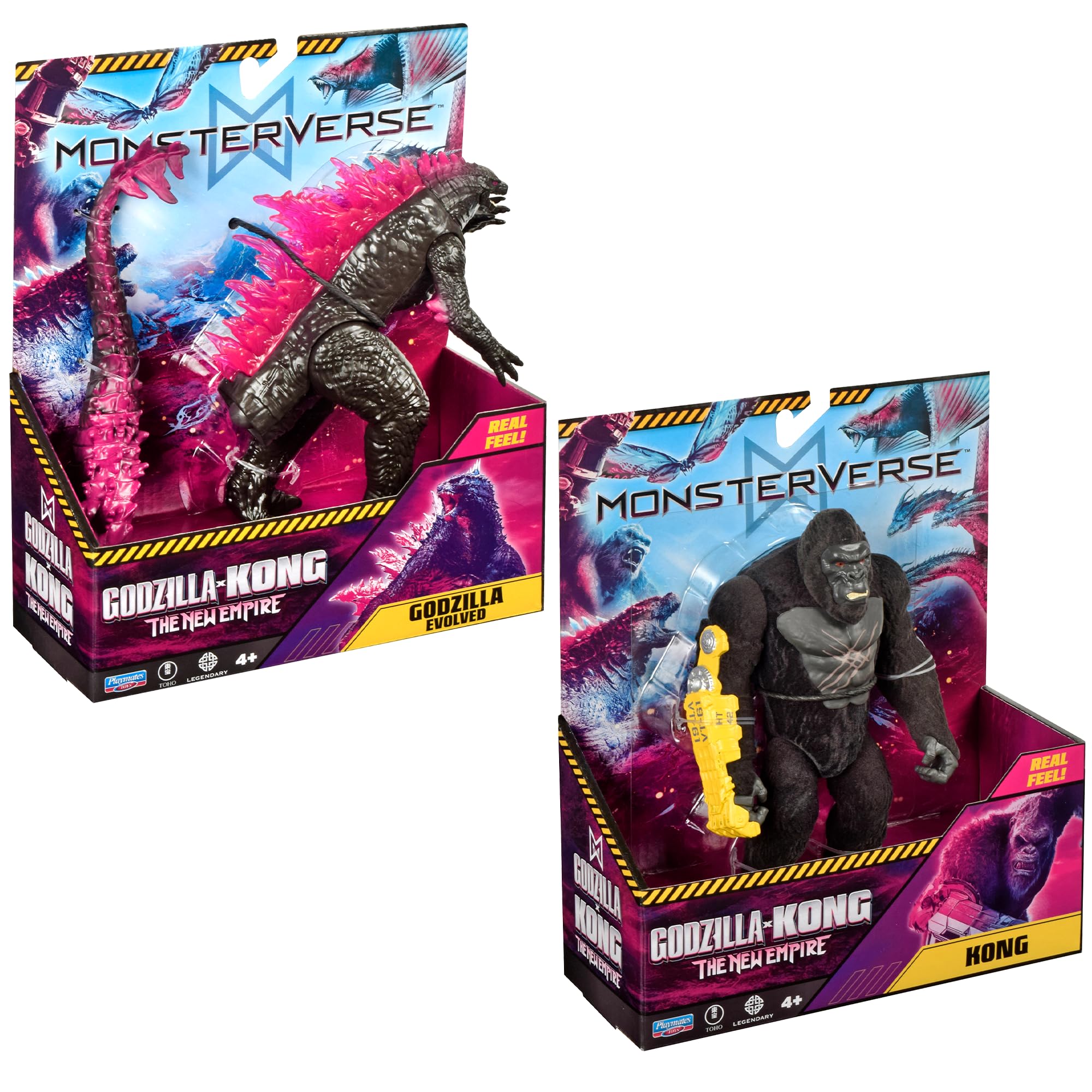 Godzilla vs Kong articulated figures enable recreating epic battle scenes