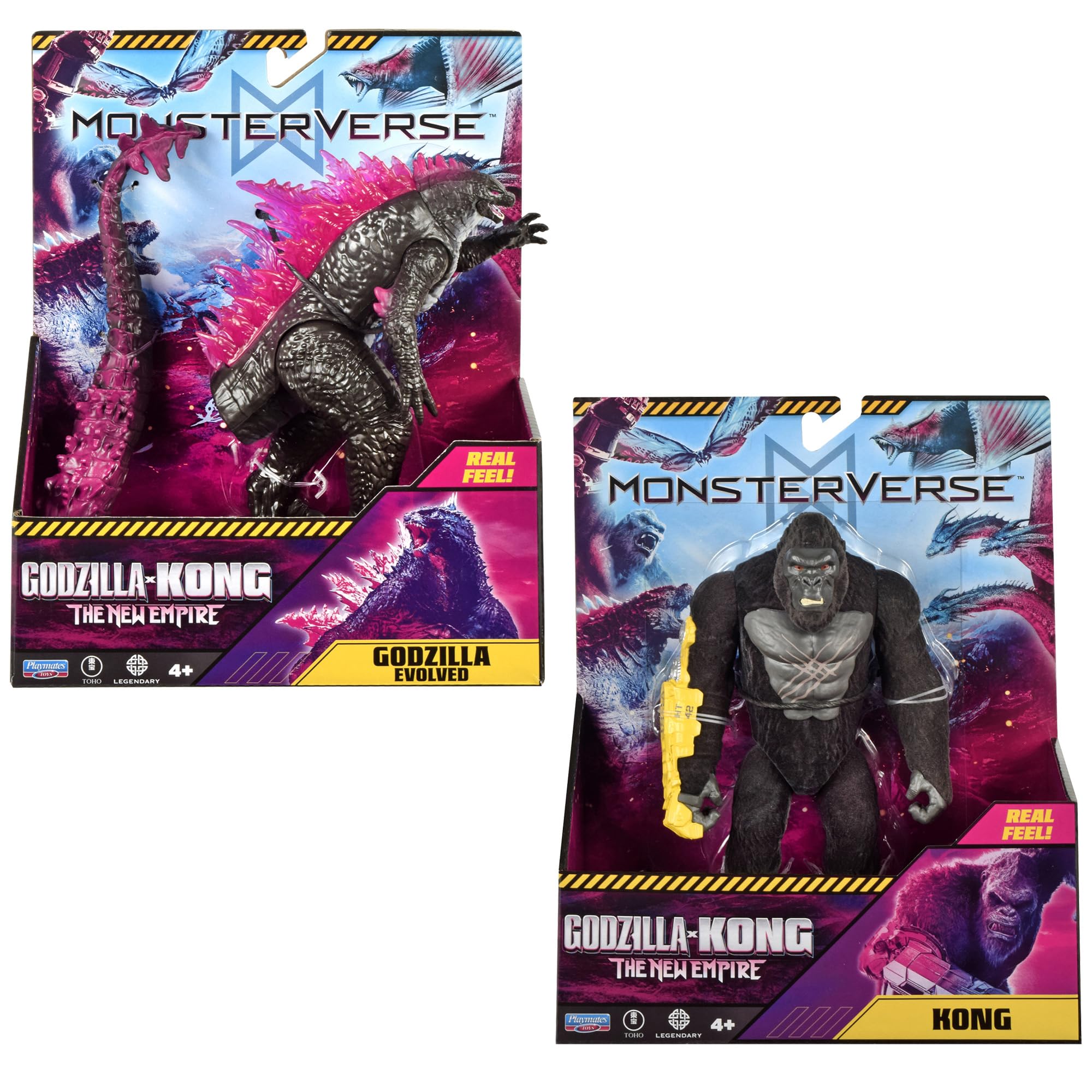 Godzilla vs Kong flocked fur texture improves tactile quality and display appeal