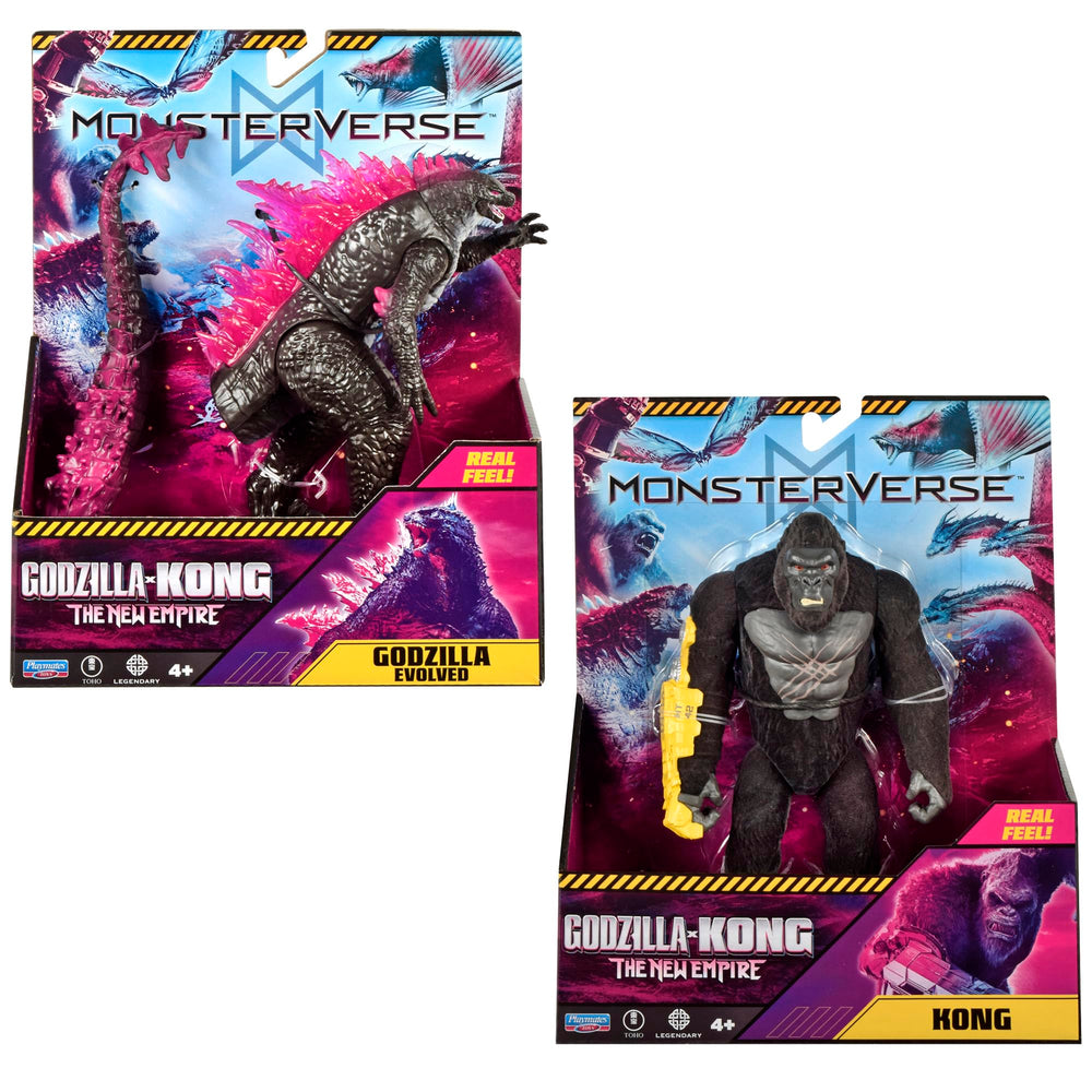 Godzilla vs Kong flocked fur texture improves tactile quality and display appeal