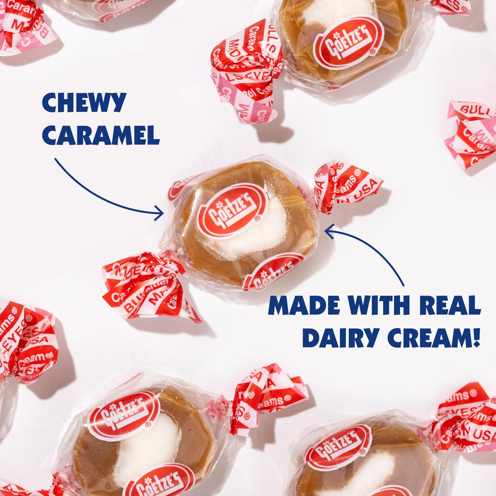Goetze's candy bowl display suggests convenient desk snacking and sharing.