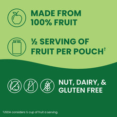 GoGo squeeZ allergen-free snack for families.