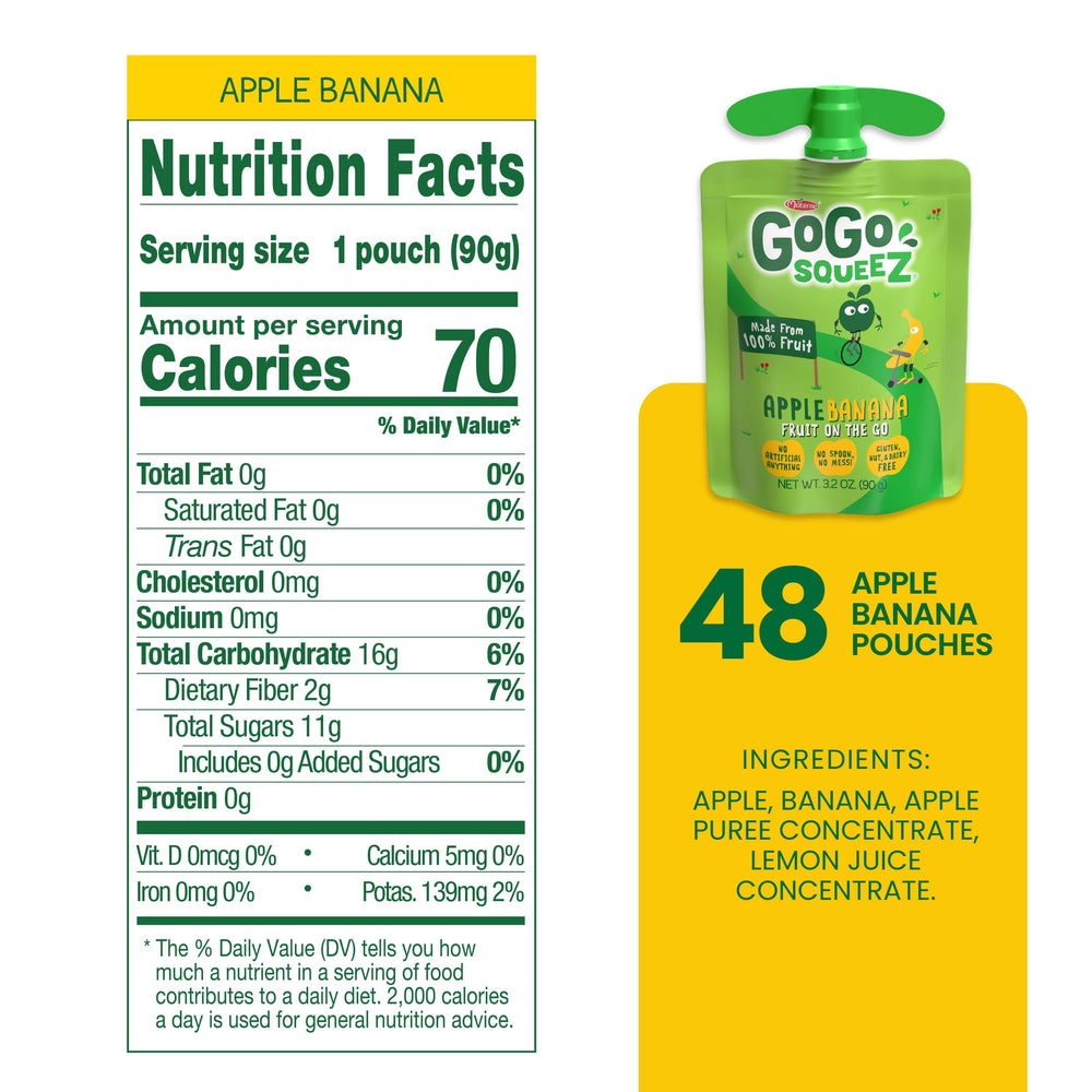 GoGo squeeZ pouch frozen as a mini lunchbox ice pack.