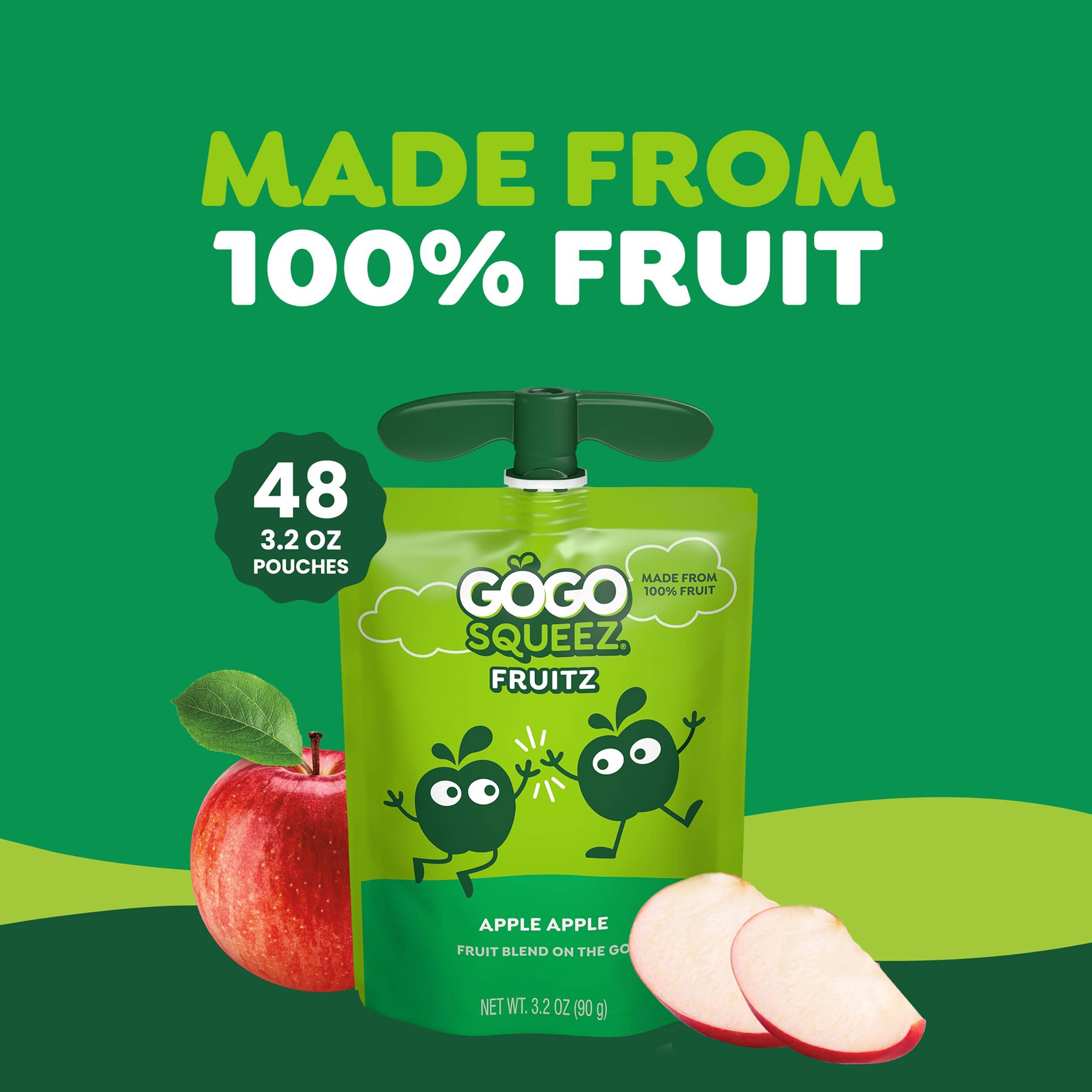 GoGo SqueeZ gluten-free and nut-free option for school lunches.