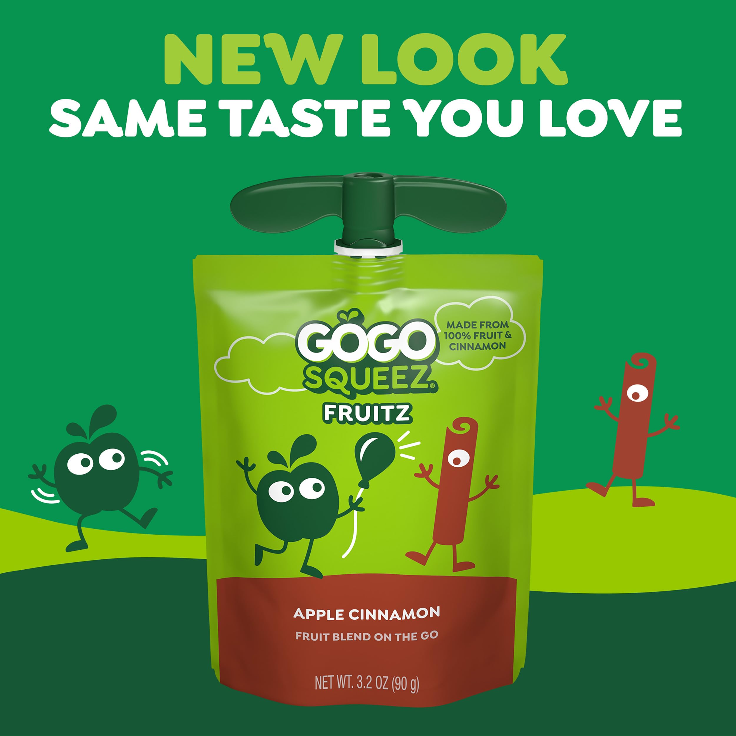 GoGo squeeZ gluten-free and nut-free packaging promotes family-friendly snacking.
